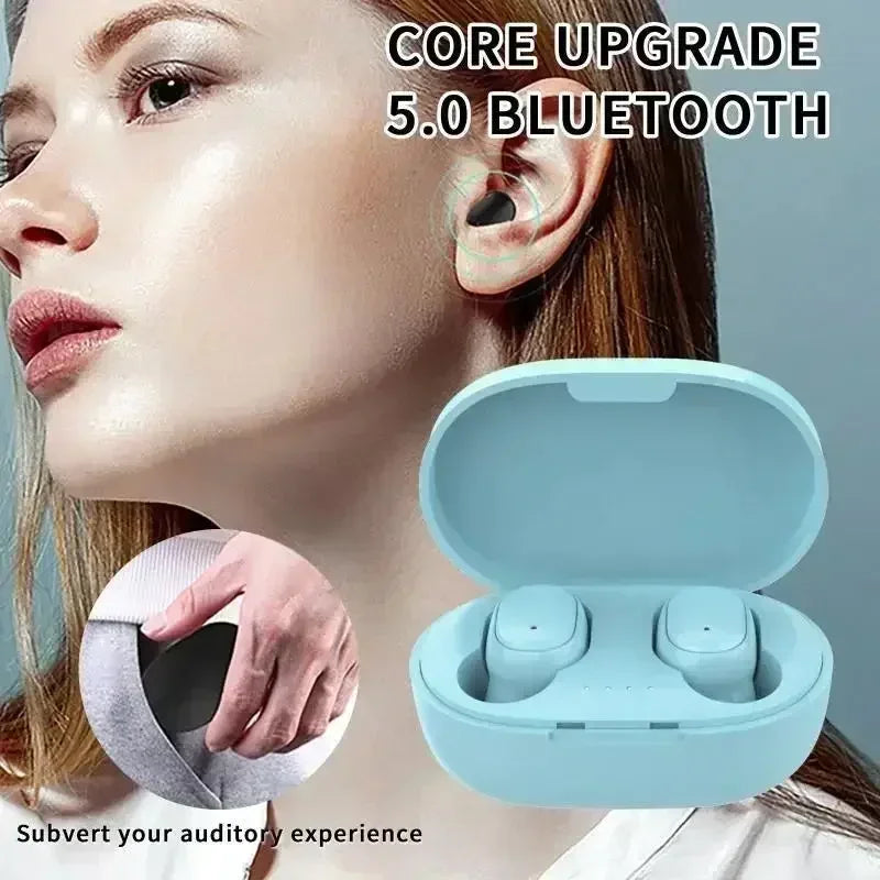 A6S Wireless Bluetooth Earphones Earset Stereo Headphones Sport Noise Cancelling A6S TWS Headset sport music Earbuds for phone