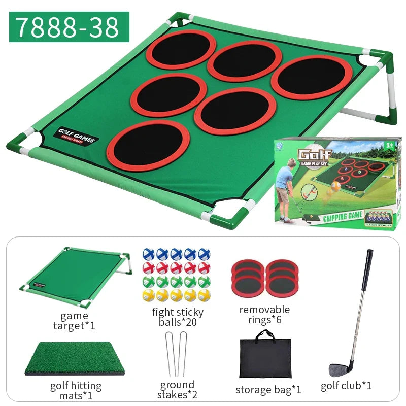 Portable Golf Net Fun Yard Games Backyard Games For Young Adults Kids And Golfers Easy Assembly Casual Home Golf Games Toy