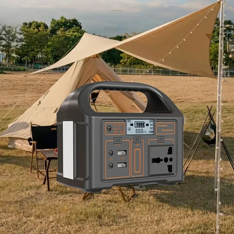 100W 76.8Wh Portable Power Station Solar Generator Outdoor Emergency Mobile 24000mAh LiFePO4 Power Bank For Camping Power LED