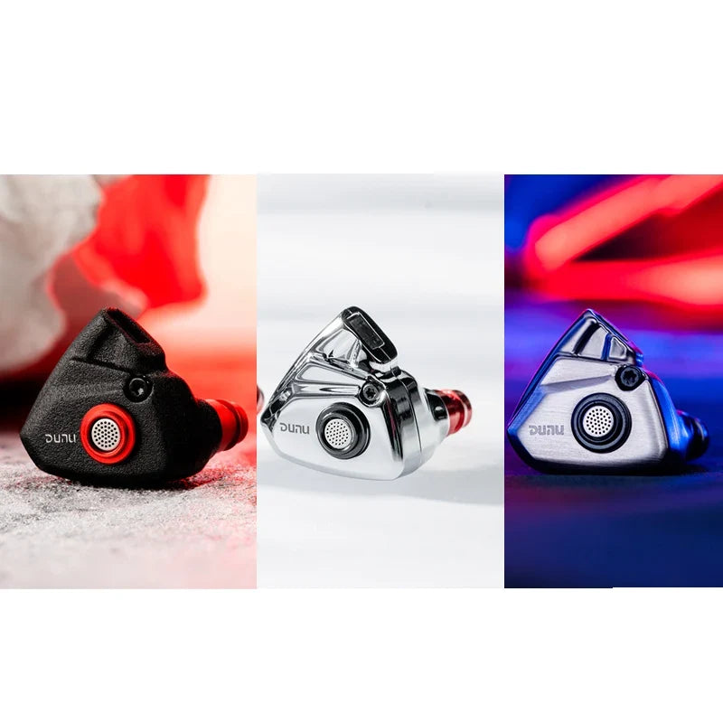 DUNU TITANS Hi-res HIFI In-ear Earphone 11mm Dynamic Driver Monitor IEM Earbuds 2Pin 0.78mm Detachable Cable Headset TITAN S