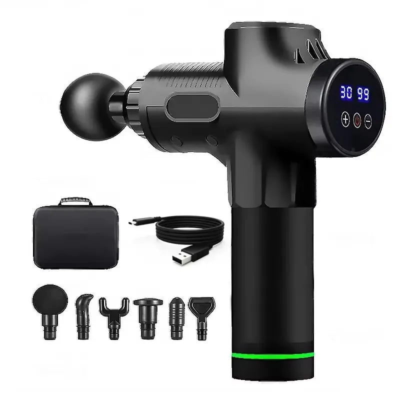 99 Level Massage Gun Deep Body Massager For Muscle Body Neck Massager Electric Fitness Equipment Noise Reduction Male Female