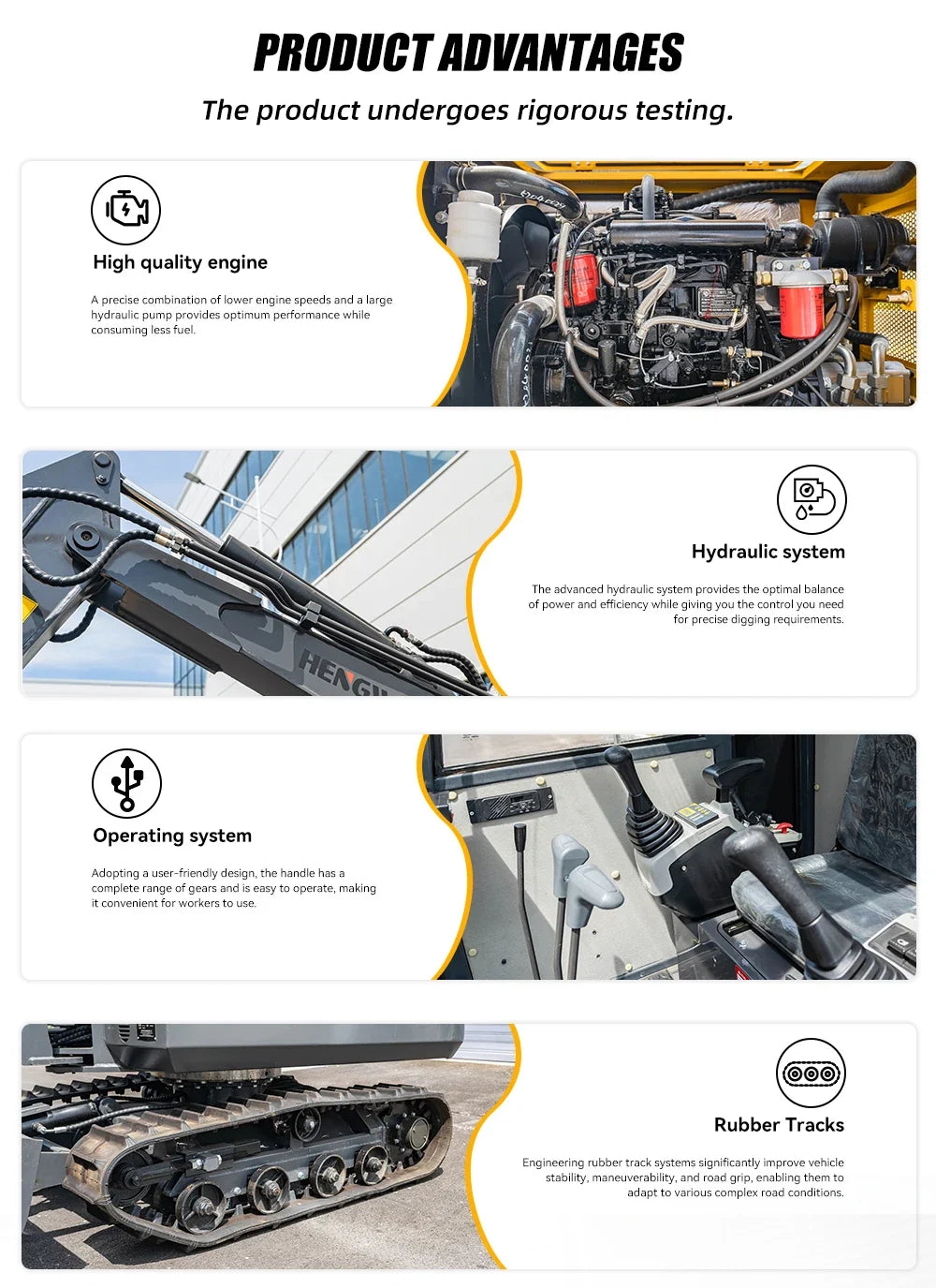 2.5 Ton Diesel Mini Excavator – Compact Crawler Digger with Hydraulic Controls