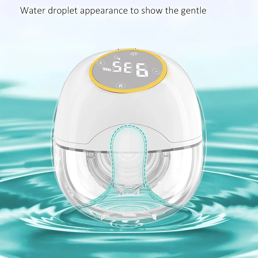 Wearable Breast Pump Smart Household Electric Breast Pumps Comfort Milk Collector with LED Display 3 Modes