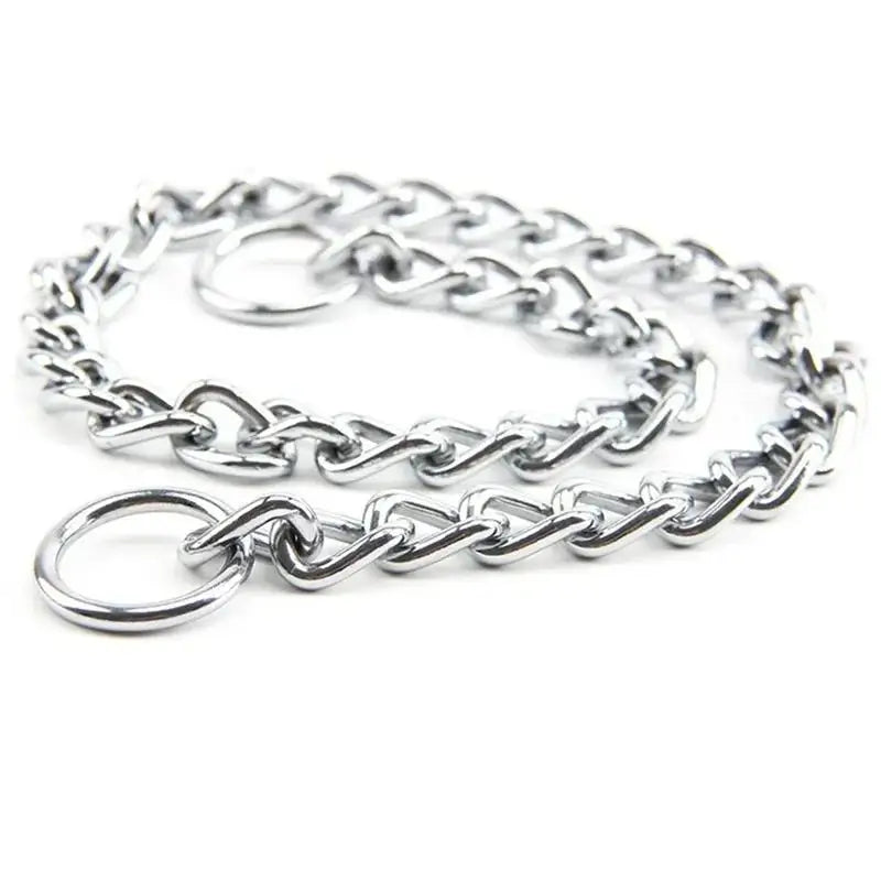 Dog Pet Training Choker Choke Chain Collar Guardian Gear All Sizes Pets Acessorios Suitable Home Pet Dog Traction Rope Supplies