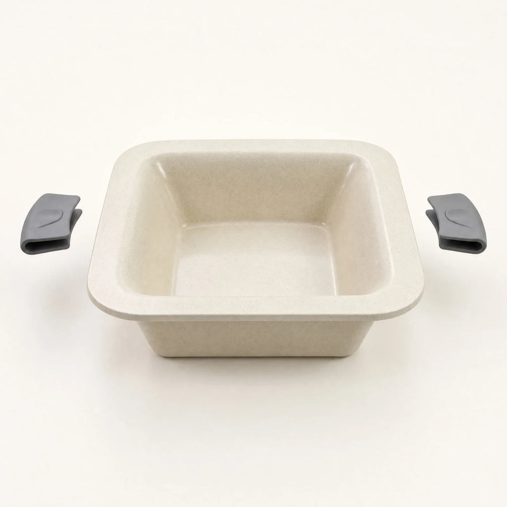 Deep Square Frying Pan with Glass Lid Easy to Clean Square Frying Pan with Glass Lid Skillet Heat Resistant Cookware Sturdy