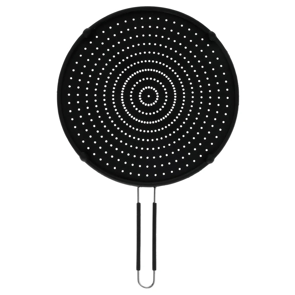 32cm Silicone Splatter Screen Frying Pan Cover Heat Insulation Splatter Screen Cooking Tool Oil Splash Guard Kitchen Accessories