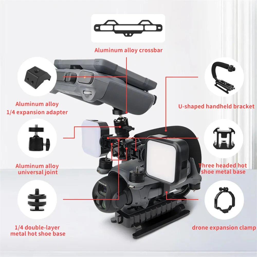 Drone Handheld Shooting Stand Gimbal Stabilizer Portable Grip Handle Bracket for DJI Mavic 4 Pro RC 2 RC Pro 2 Drone Accessories