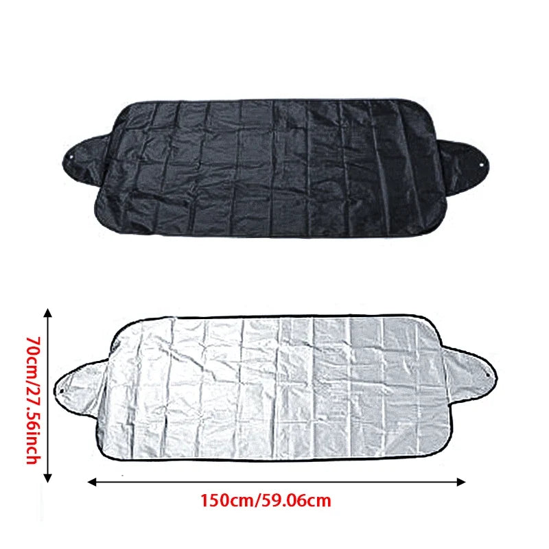 1Pc Car Windshield Protector Anti-falling leaves Sun Shade Dust Frost Freezing Snow Windshield Cover Car Exterior accessories