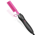 Portable Ceramic Hair Curler Electric Hot Heating Comb Hair Straightener Curler Wet Dry Hair Straightening Hair Styling Tool
