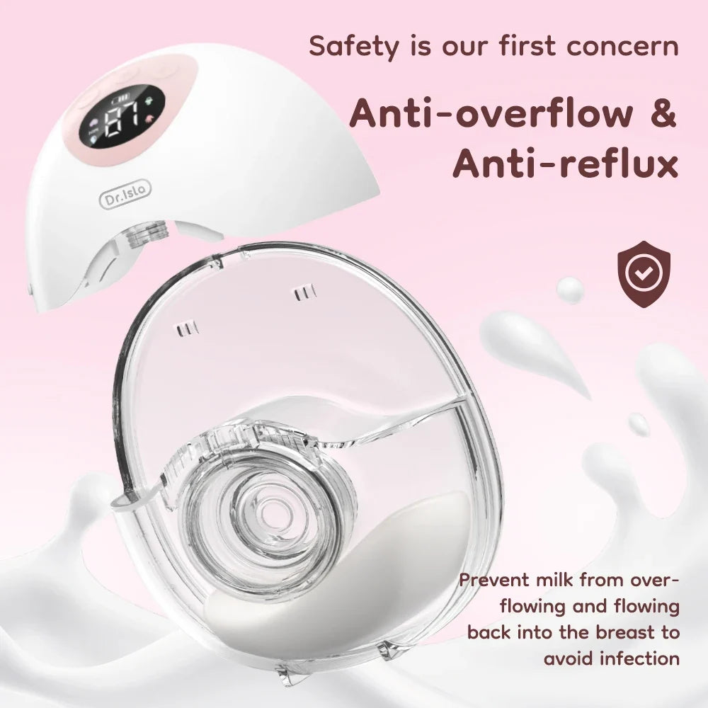 MAMIJOY Wearable Electric Breast Pump 4 Modes 36 Suction Levels Hands Free 35dB Low Noise Breast Pumps Breastfeeding EB50＆EB50D