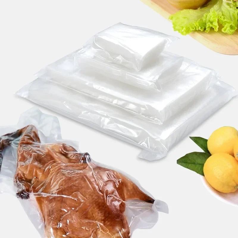 Food Sous Vide Vacuum Sealer Bags Double Sides Grain Meat Fruit Vegetable Storage Packaging Food Saver Bag 500cm Free Cutting