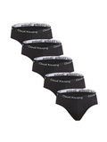 5Pcs Summer Men Briefs Fungi-Proofing Men Panties Male Large Size Panties Breathable Men’s Underwear Comfortable Solid Underpant