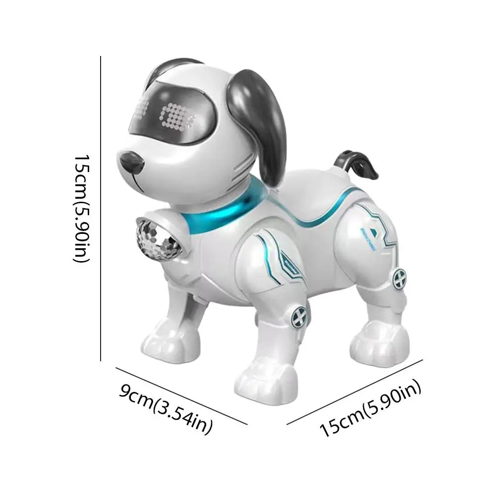 RC Robot Dog Electronic Stunt Pet Interactive Touch Programmable Smart Walking Dancing Kids Birthday Gift for Kids Boys Girls