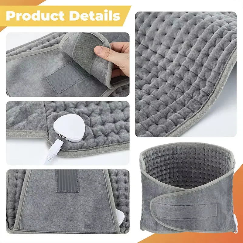 lectric Heating Pad Blanket 9 Levels Constant Temp 4 Mode Timer Thermal Mat Fast Warm for Abdomen Hand Back Body Winter Heating