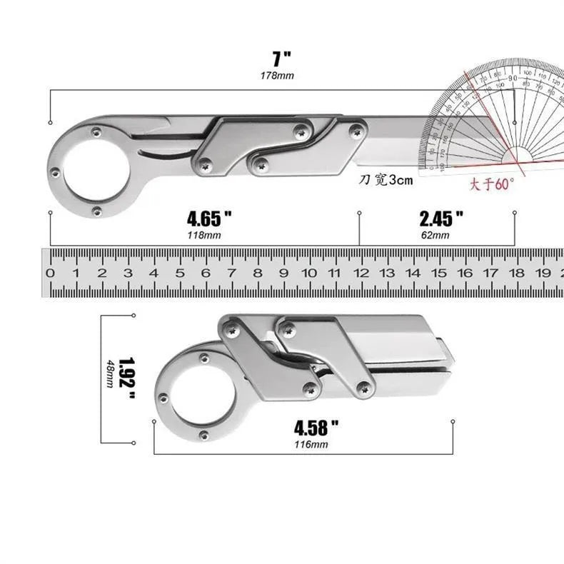Outdoor knife, mechanical folding knife, convenient folding knife, high hardness multifunctional knife