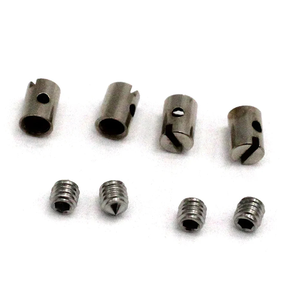 4 Sets Solderless Cable Nipples 5mm Throttle Choke for Motorcycle Scooter Quad Mower
