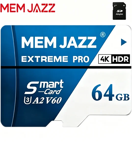 High-Speed SD Card 64GB/128GB/256GB/512GB Micro TF SD Memory Card Class 10 U3 V30 with Adapter for Nintendo Switch Game Storage