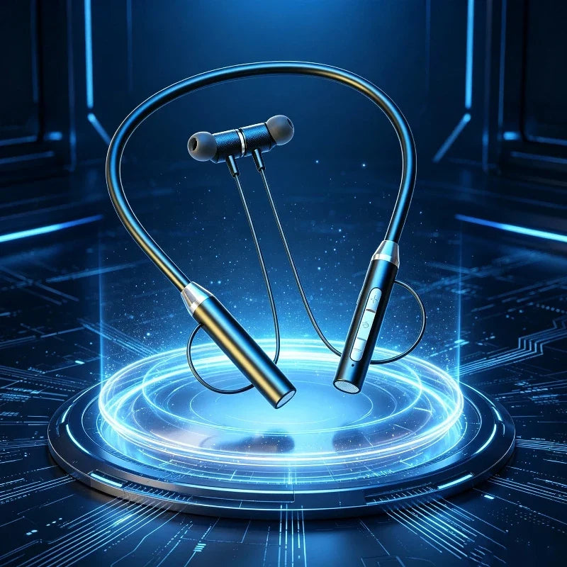 New K58 Bluetooth headset neckband magnetic headset sports running Bluetooth 5.3 headset with microphone