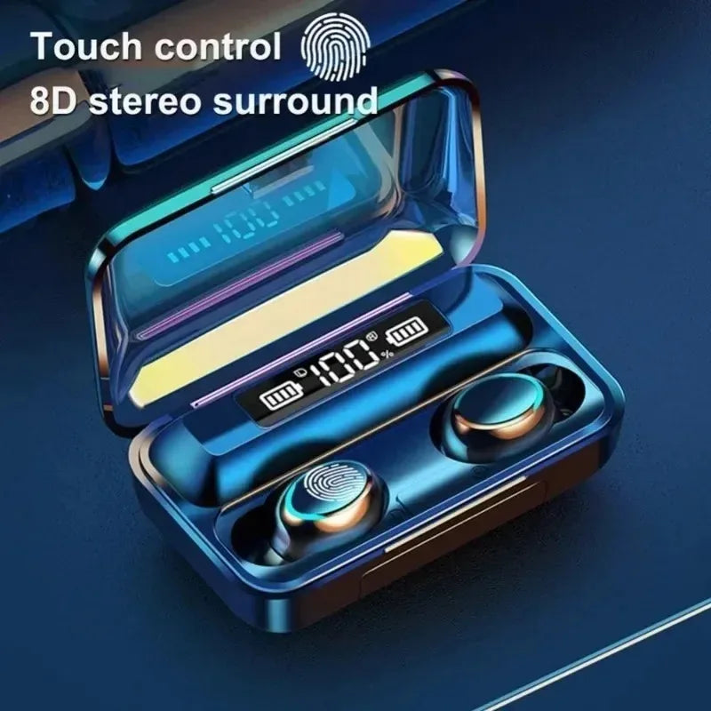 F9-5C True Wireless Bluetooth Headset Binaural Small In Ear Buds Sports Stereo Bass TWS Earbuds Newest Sports Earbuds for phones