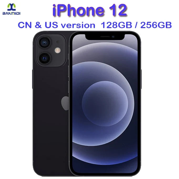 Apple iPhone 12 Smartphone 6.1" Original Unlocked CellPhone Dual Sim Card Slot