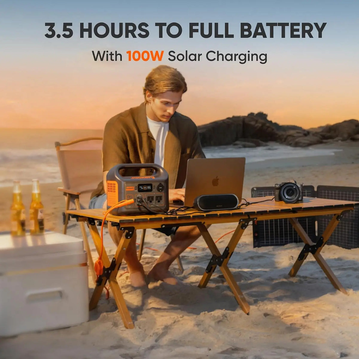 Explorer 300 Portable Power Station,292Wh | Backup LiFePO4 Battery, Solar Generator for Outdoors, Camping, Travel,, Custom