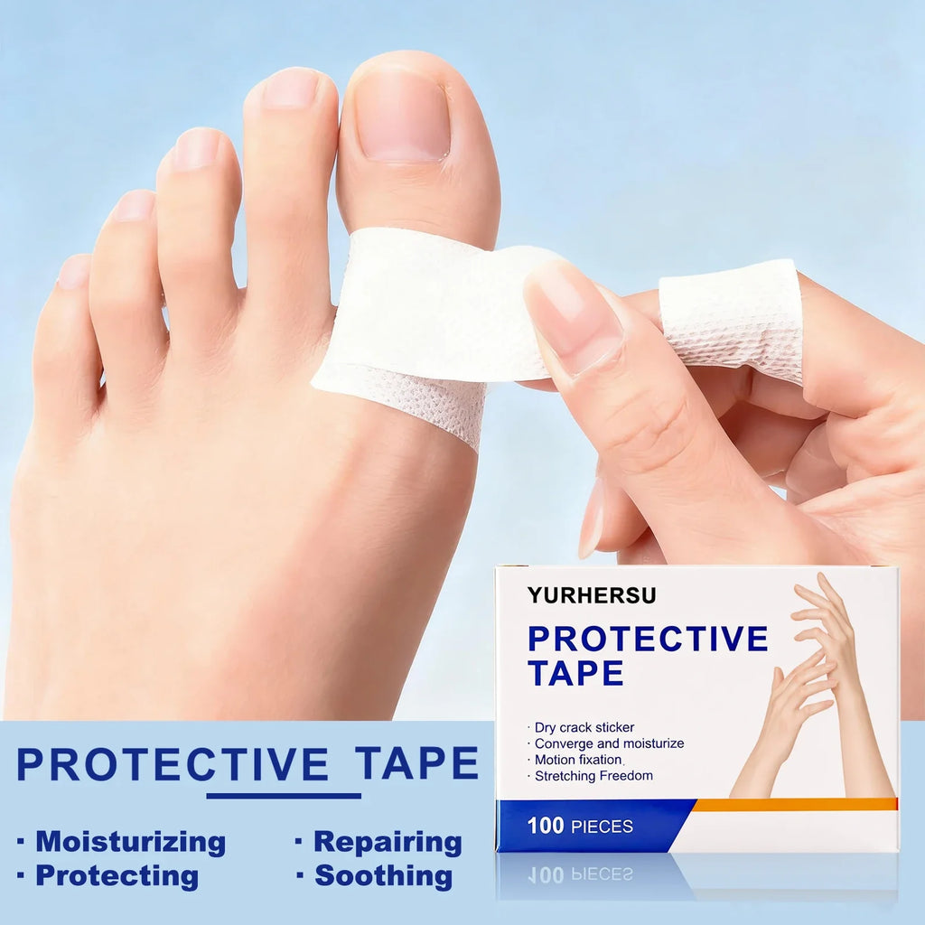 Instant Relief Hand Patches for Severe Dry Cracks - Invisible Hydrocolloid Bandage - Pain Protection & Healing
