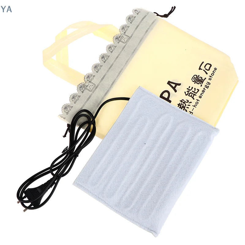 [Y]Hot Rocks Massage Stones Warmer Heater Electric Heating Bag Body Spa Pain Relief