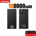 Lenovo 500000mAh CCC 140W Large Capacity Power Bank Portable Super Fast Charging 2027NEW Battery Charger For Xiaomi iPhone