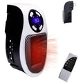 Fast Heating Portable Plug-in Wall Electric Heater Mini Radiator with Remote Control for Room Office Desk