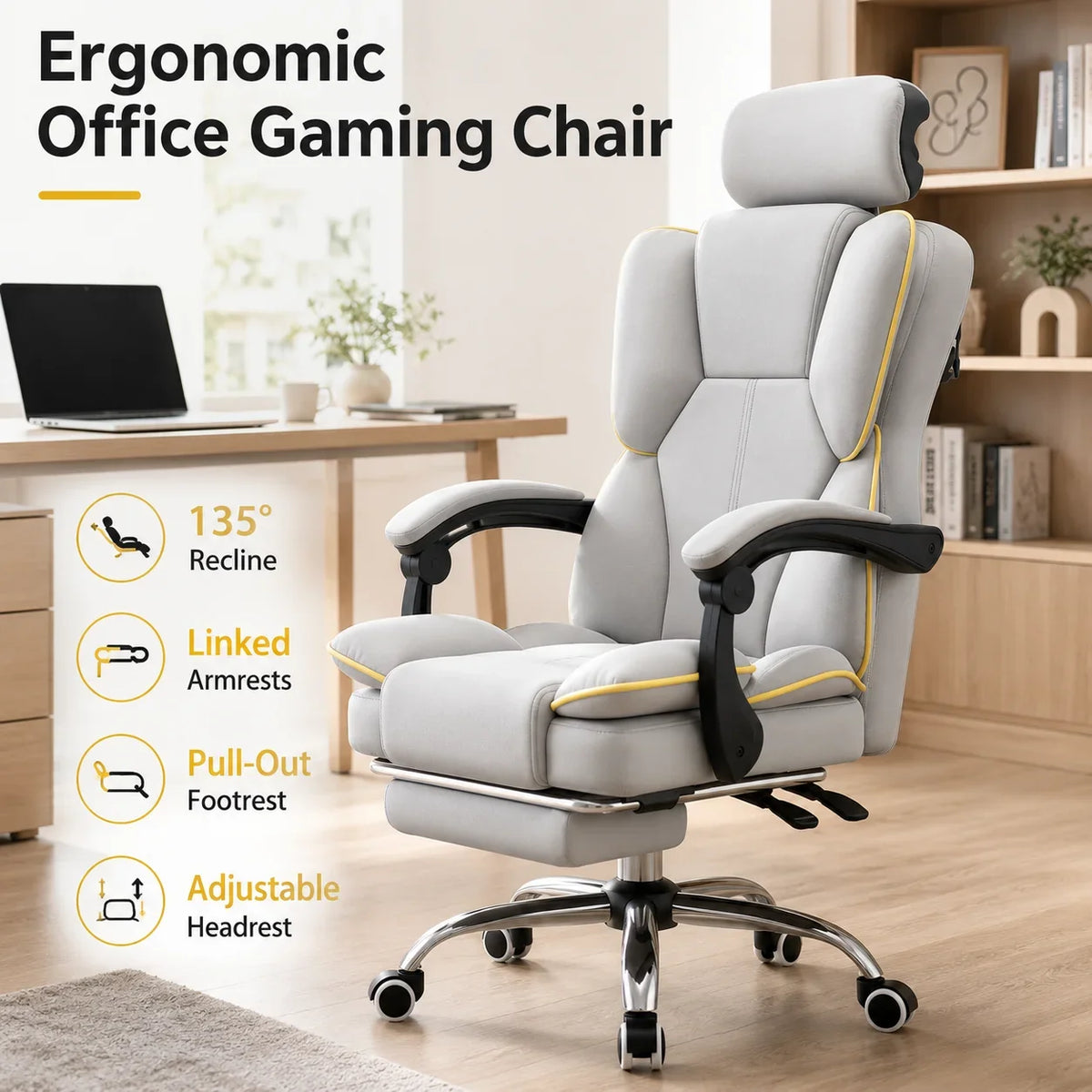 AOLIVIYA Gaming Chair Gamer Computer Chair Office Desk Chair Reclining Ergonomic Boss Simple Comfy E Sports Seat