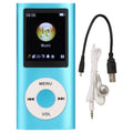 Aluminum Alloy MP3 Player Stylish Multifunctional Lossless Sound Slim 1.8 Inch LCD Screen Portable MP3 Music Player