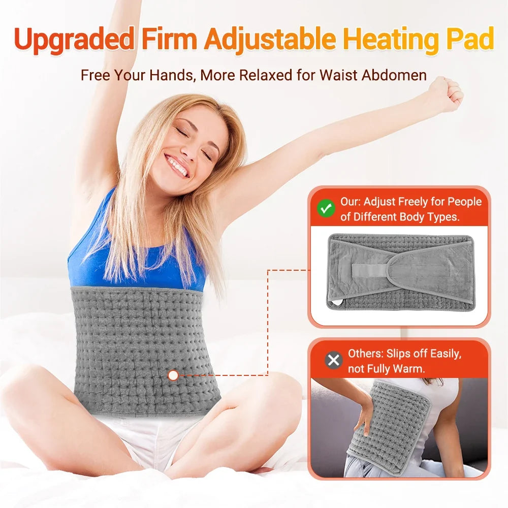 Electric Heating Pad Waist Heated Belt Multifunctional Thermal Blanket for Household Waist Lumbar Back Pad Belt Warmth Tool