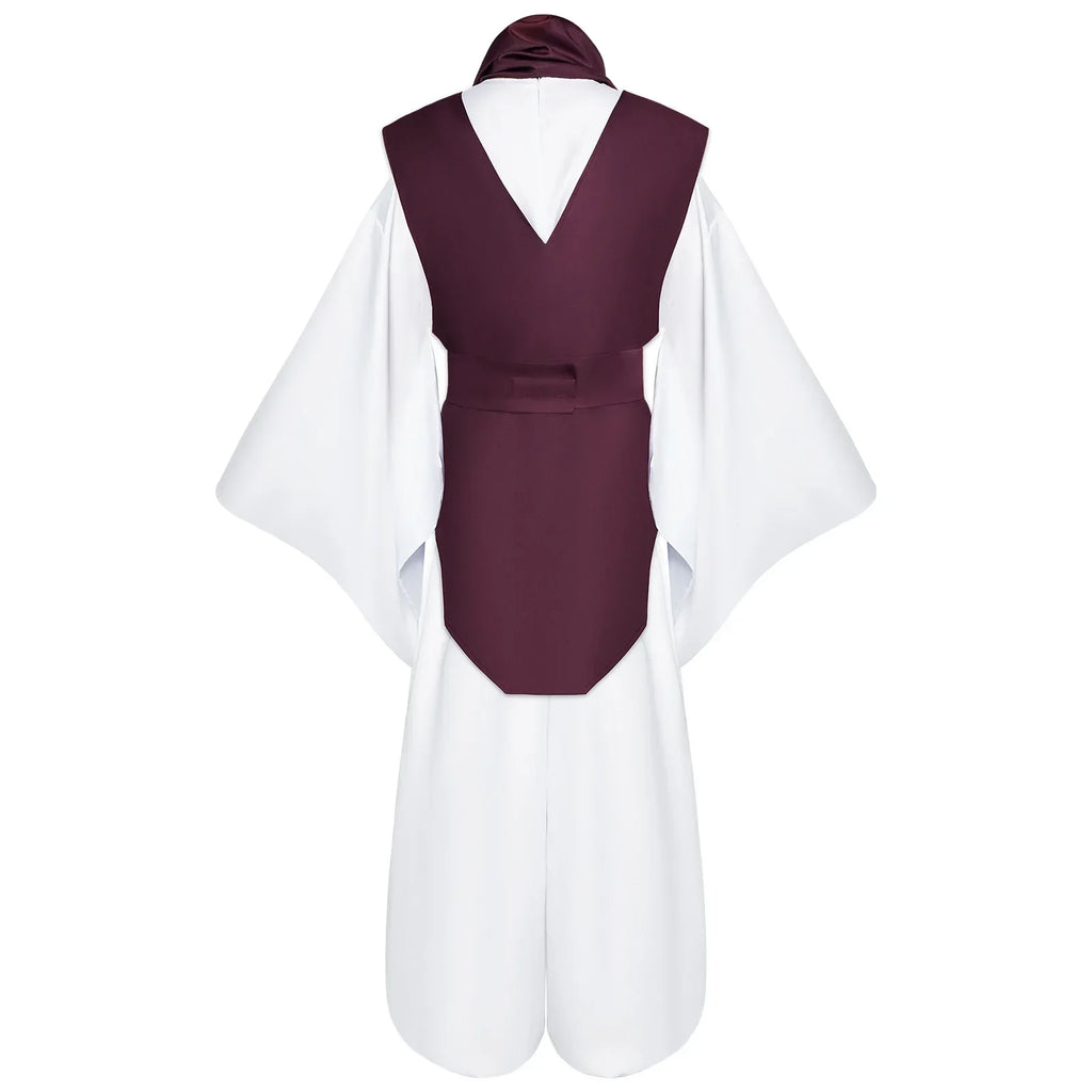 Anime Choso Cosplay Costume with Vest Neck Gaiter Belt White Elastic Pants Halloween Choso kimono Outfits for Comic Con