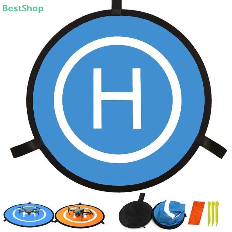 Drone Landing Pad 55cm Foldable Waterproof Double-Sided Portable Helipad for RC Drone Quadcopter