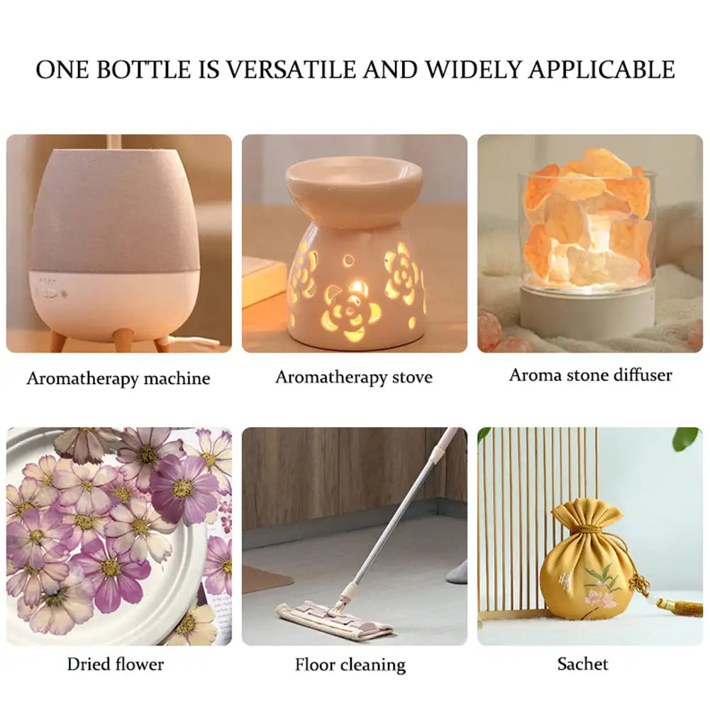 10ML Air Freshener Natural Plant Aromatherapy Essential Oil Air Conditioning Perfume Refill Aroma Diffuser Fragrance Humidifier