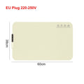 Electric Warming Tray Foldable Silicone Warming Mat Fast Heating Keep Food Hot Constant Mat Food Warming Tray 6 Temp Setting