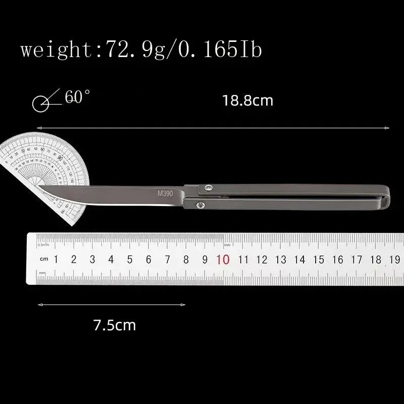 Sharp and High Hardness Folding Kitchen Household Multi functional and Convenient M390 Mechanical Knife