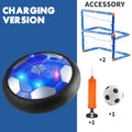 Rechargeable Hover Soccer Ball for Kids - Air Floating Soccer with LED Lights And Foam Bumper Fun Toy for Boys And Girls