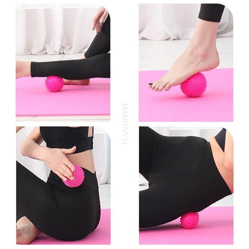 Peanut Shape Massage Yoga Fitness Ball Foot Muscle Massage Ball Feet Acupressure Massage Relieve Body Stress Relief Pain Massage