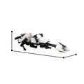 Iconic Sci-Fi Speeder Bike MOC Building Blocks Set - White Futuristic Hover Vehicle Replica