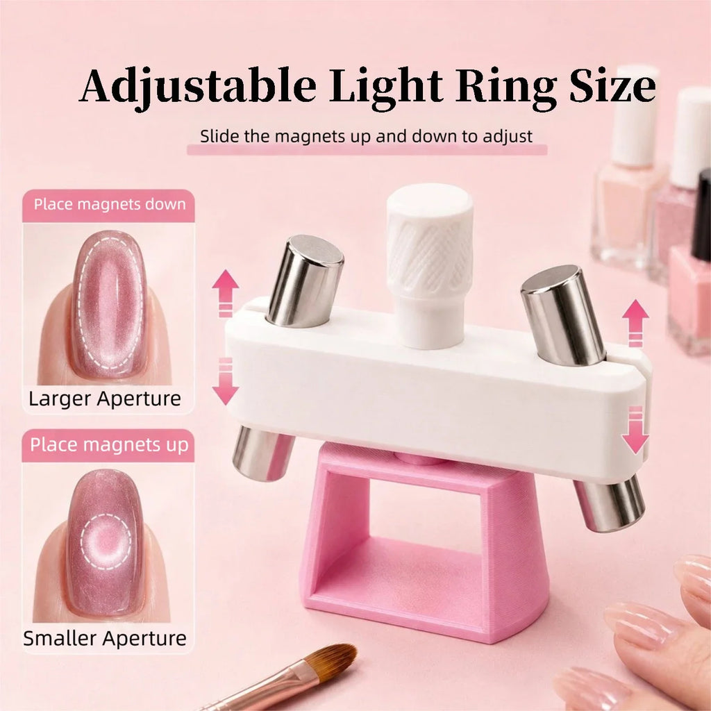 Nail Multifunctional Rotating Cat Eye Magnet, Fully Automatic, for Artistic Design - Glass Bead Cat Eye Special Effect Tool