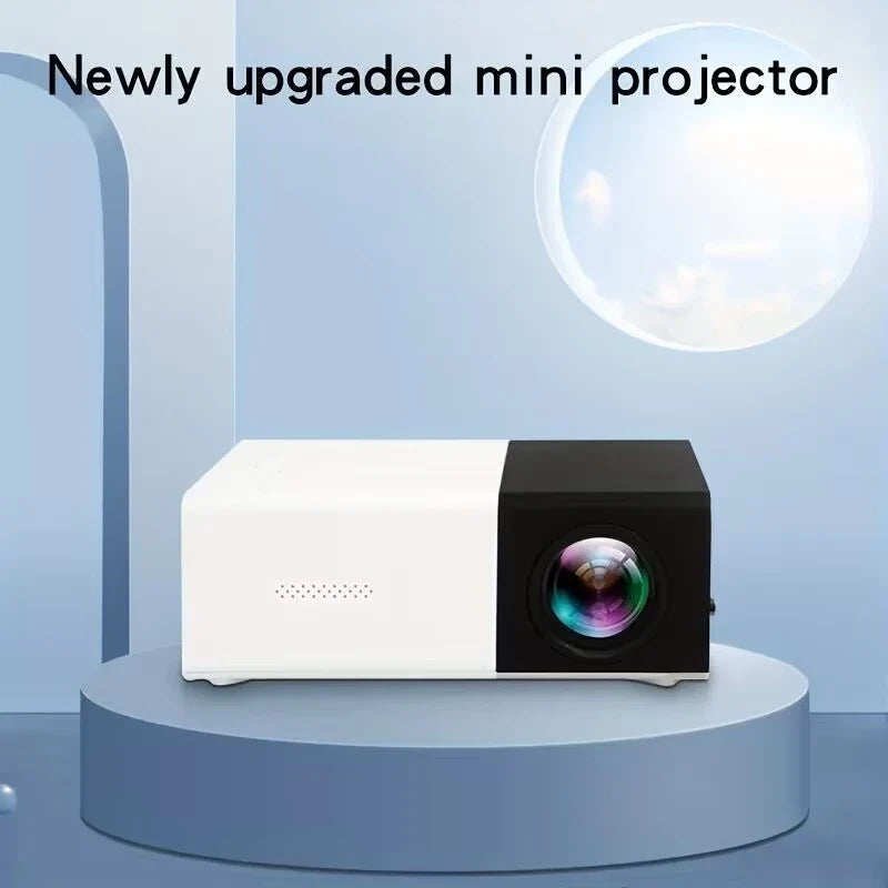 YG300 high-definition projector, home theater grade non occupancy projector, supports HDMI and USB connection for use