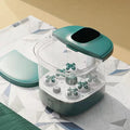 110V Electric Foot Spa Bath Heated Water Automatic Massage Foot Tub For Ankle Calf Stress Relief Foot Soaking Equipment