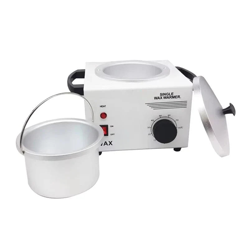 Wax Heater Warmer Electric Hot Facial Skin Hair Removal Pot SPA Tool Salon Adjustable Temperature Single-Wax Warmer