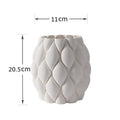 Ceramic Vases Modern Decor Flower Vase Desk Hydroponic Flowers Bottle  Interior Dried Flowers Container Pottery Decoration
