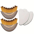 Lymphatic Contour Face Brush Chin&Jawline Dry Brushing Massager for Relieve Fatigue Chin Sculpture Ergonomically Designed