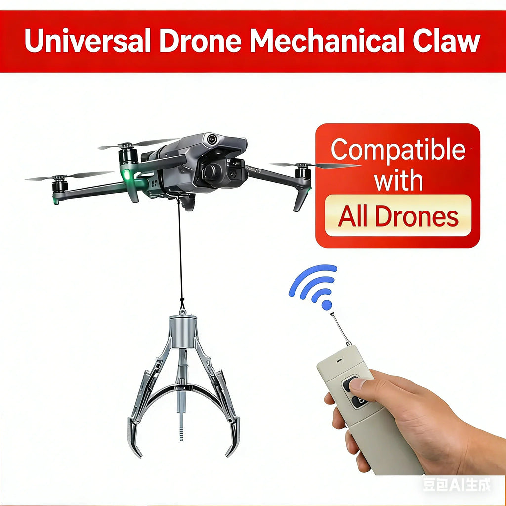 Universal Drone Mechanical Claw Remote Control Gripper Payload Dropper for DJI Mavic 3/Mini 5 Pro/Air 3/Autel Accessories