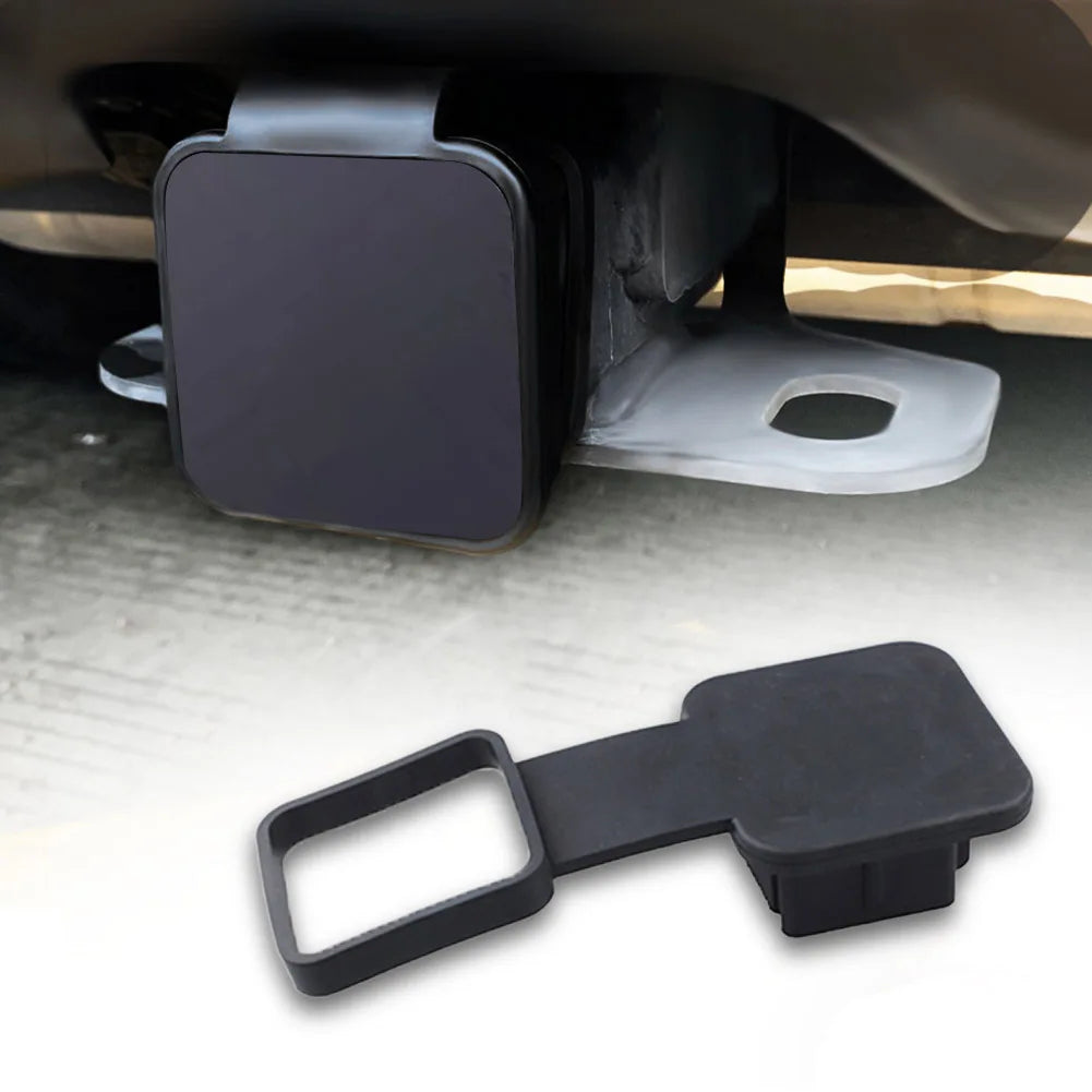 Trailer Hitch Receiver Cover Plug Waterproof Tube Cap Protector Tow Plug Tube Cap Protector 2 Inch Receiver Auto Square Plug