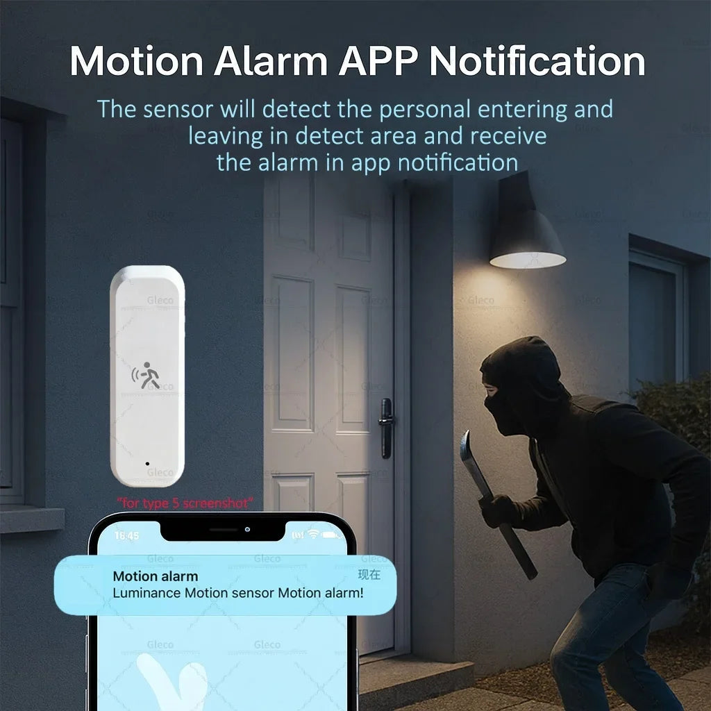 Zigbee Human Pir Motion Sensor Option Light/Temp/Humidity Detection 5 Types Available for Tuya Smart Life/MQTT Home Automation