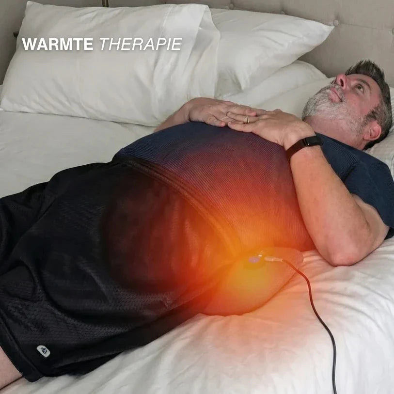 3-in-1 Back Massager Heat Vibration for Back Pain Relief Herniated Disc Stretch Support Traction Lower Back Massage Pillow